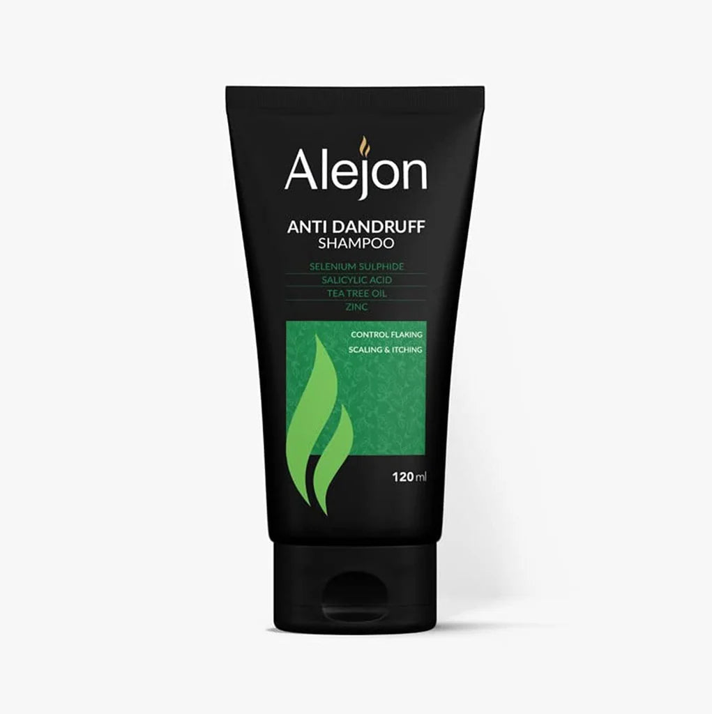 [78030] ALEJON Anti-Dandruff SHAMPOO 120ML - اليجون انتي داندراف شامبو | 120 مل | شامبو طبي | علاج قشرة الشعر وتهدئة حكة فروة الراس