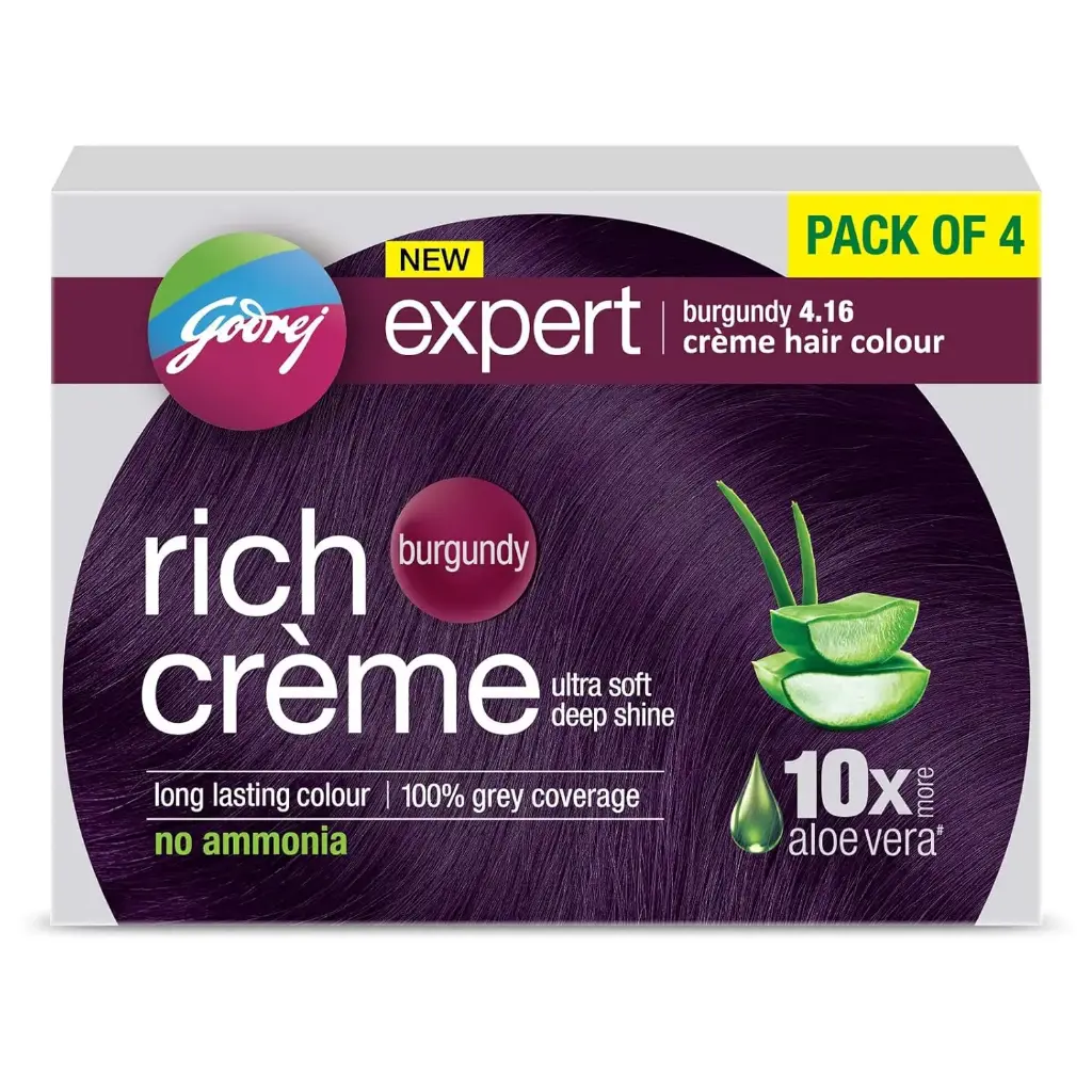 rich creme burgundy hair colour