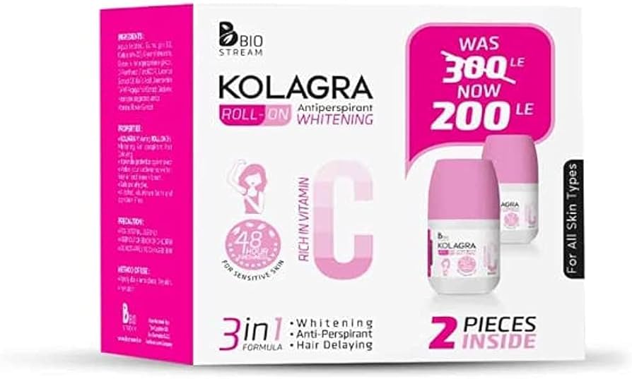 kolagra whitening vit c roll on 60ml