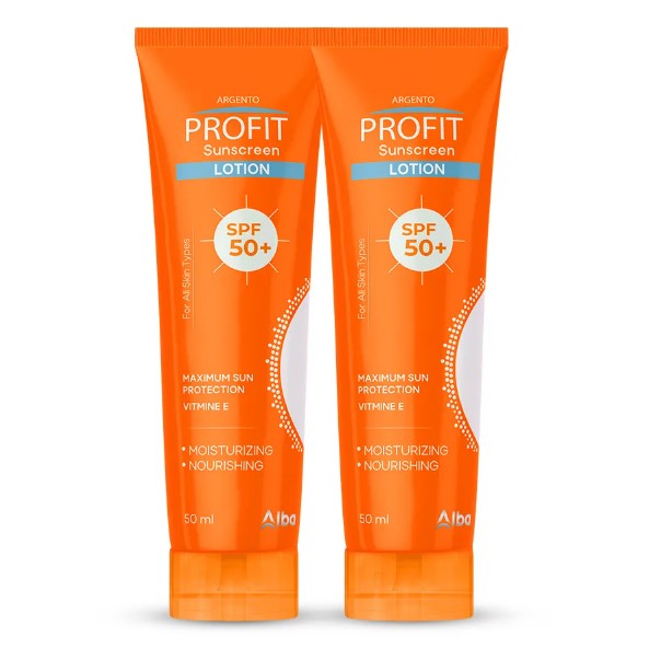 [78228] ARGENTO PROFIT SUNBLOCK GEL SPF 50 - ارجنتو بروفيت صن بلوك جل عامل حماية | 60 مل | جل واقي من الشمس | حماية فائقة للبشرة الدهنية والمختلطة وضد الاكسدة