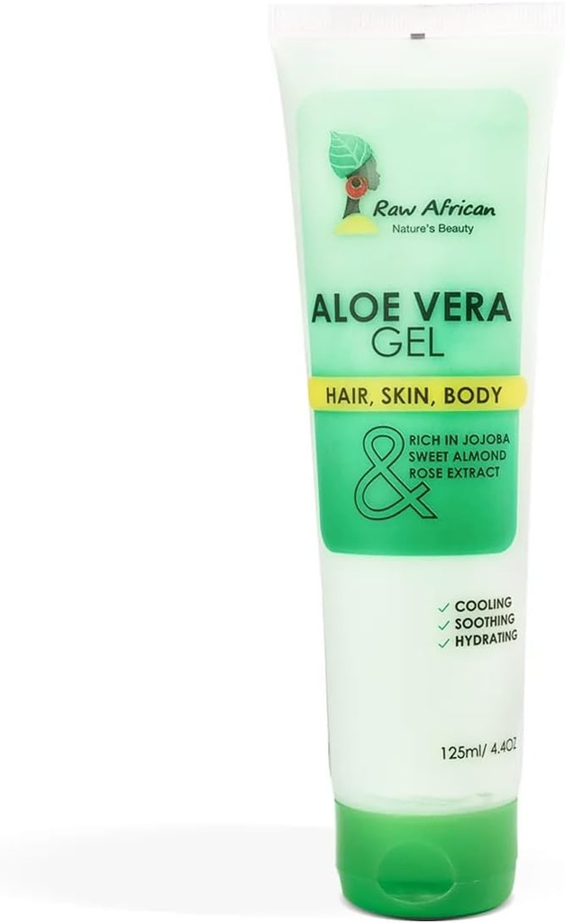 RAW AFRICAN ALOE VERA GEL HAIR SKIN BODY 150ML