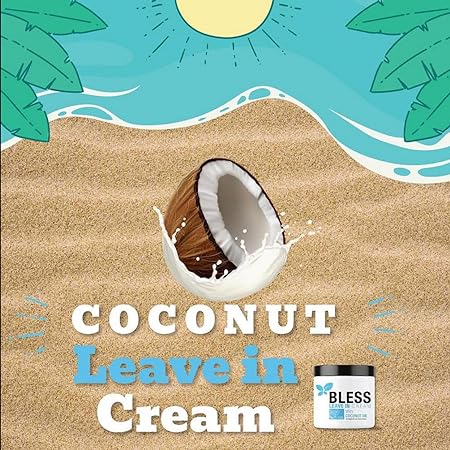 Bless Leave In Cream coconut OIL Curl 250Ml