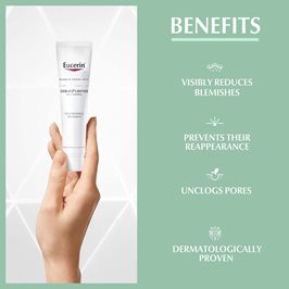 EUCERIN DERMOPURIFYER SKIN RENEWAL TREATMENT 40 ML - يوسرين ديرمو بوري فاير كريم مقشر لتجديد البشرة وعلاج الحبوب