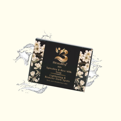 BEAULTHY SPIRULINA & RICE MILK SOAP 100GM
