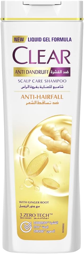 [63874] CLEAR SHAMPOO Anti HAIR FALL For woman 190 ML