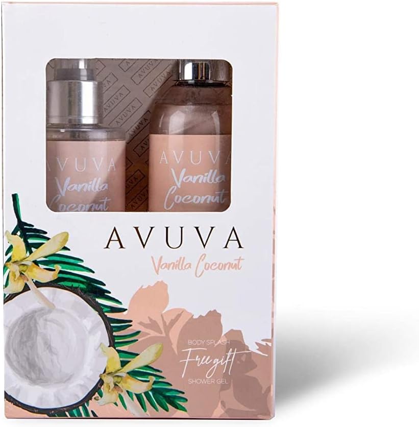Avuva Shower Gel & Body Splash Vanilla Coconut