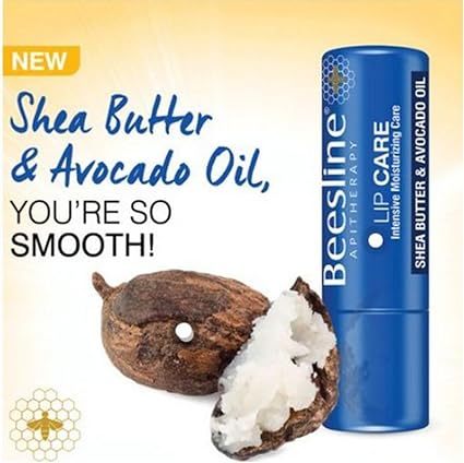 [71471] Beesline Lip Care Shea Butter & Avocado Oil - بيزلين مرطب شفاه زبدة الشيا والافوكادو | 4 غرام | مرطب | ترطيب وتغذية مكثفة