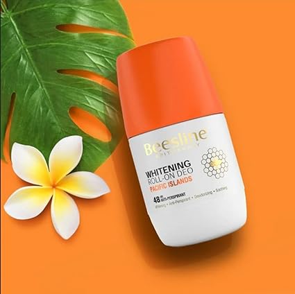 Beesline Pacific Island Whitening Roll On - بيزلين رول اون جزر المحيط الهادئ لتفتيح الإبط | 150 مل | رول اون | تفتيح الإبط ومقاومة التعرق