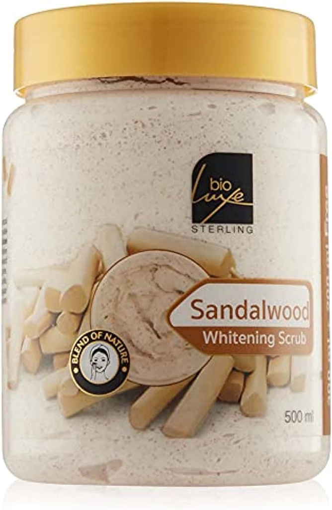 Bio Luxe Sandal Wood Whitening Scrub 500Ml