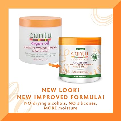 [74113] Cantu Cantu Argan Oil Leave-In Conditioning Repair Cream 453 g