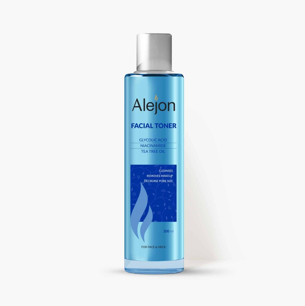 ALEJON FACIAL TONER 200 ML - اليجون تونر للوجه | 200 مل | تونر موضعي | تضييق المسام الواسعة وتنظيم افراز الدهون واعادة توازن البشرة