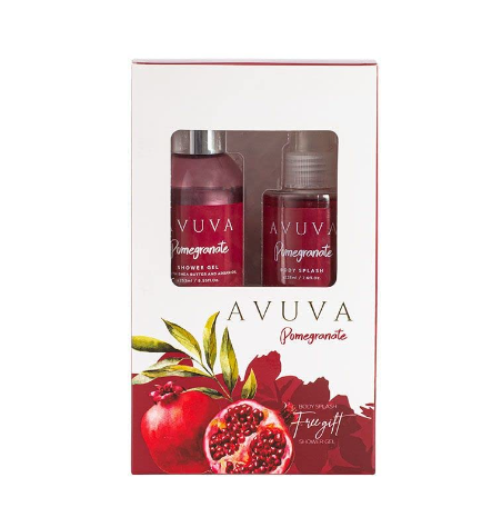 [77326] Avuva Shower Gel + Body Splash POMEGRANATE