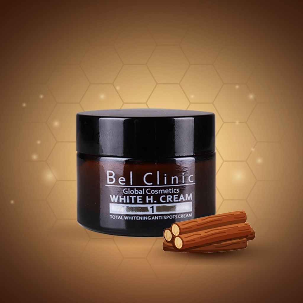 [75795] Bel Clinic WHITE H CREAM Whitening Cream 50 gm