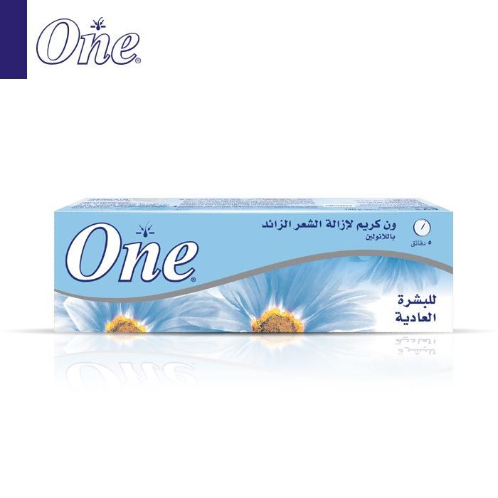 [57637] ONE HAIR REMOVAL CREAM ENRICHED WITH LANOLIN FOR NORMAL SKIN  / 140 GM