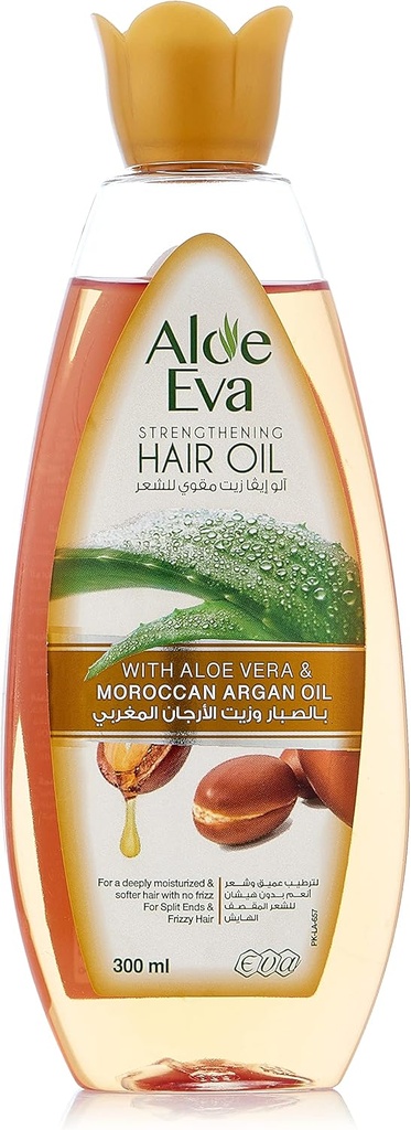 eva hair oil with aloe vera & argan 255 ml