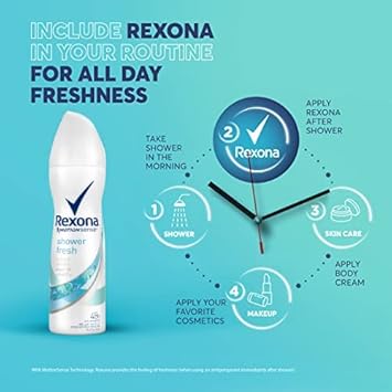 [78494] Rexona Antiperspirant Deodorant Shower Fresh Spray