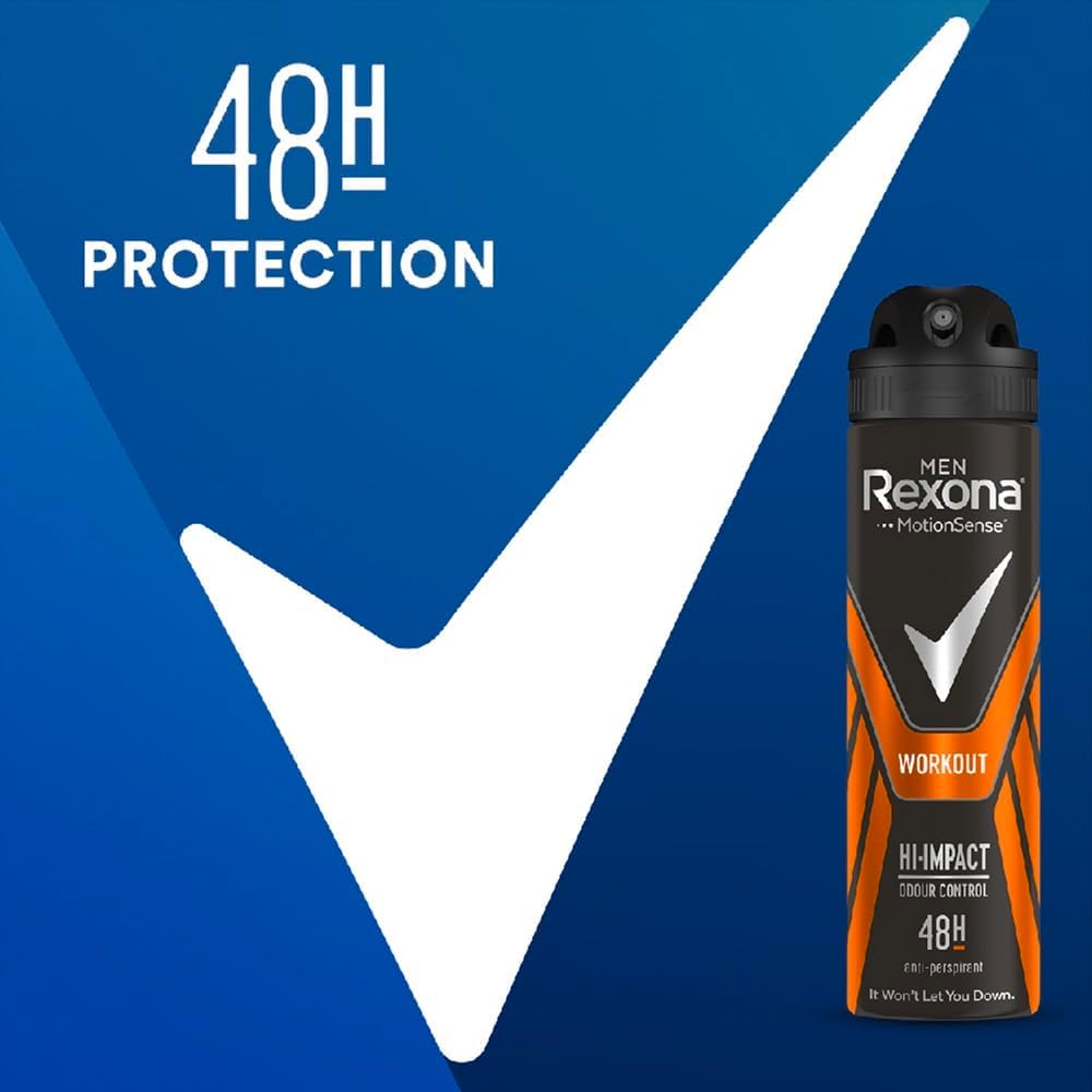 [78567] REXONA WORKOUT SPRAY 150ML MEN