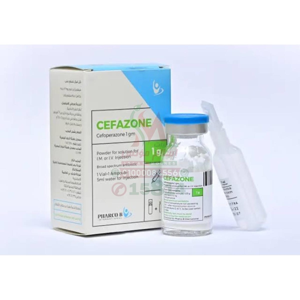 CEFOZON 1 GM VIAL - سيفوزون | 1 جم | فيال حقن | علاج العدوى البكتيرية الحادة