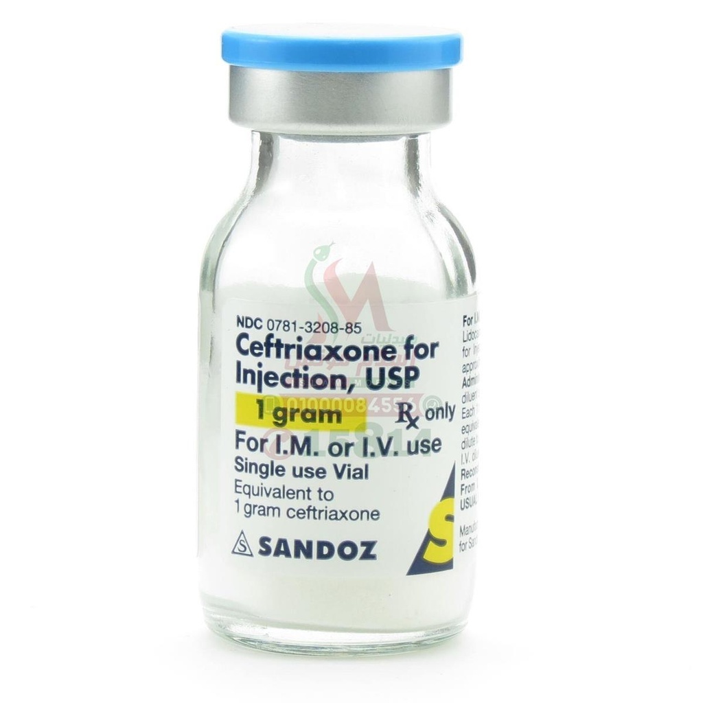 [23599] CEFTRIAXONE 1GM VIAL IV