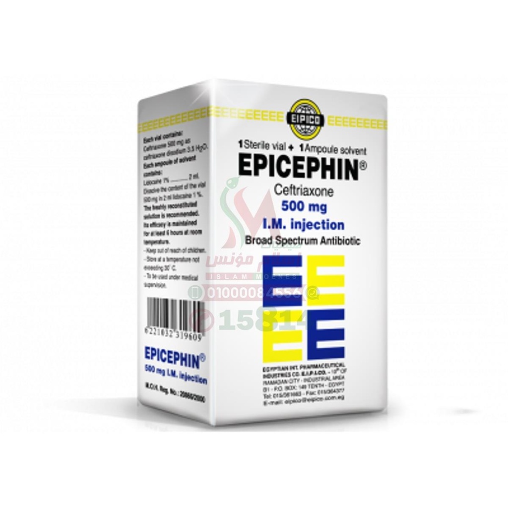 EPICEPHIN 500 GM I.M VIAL