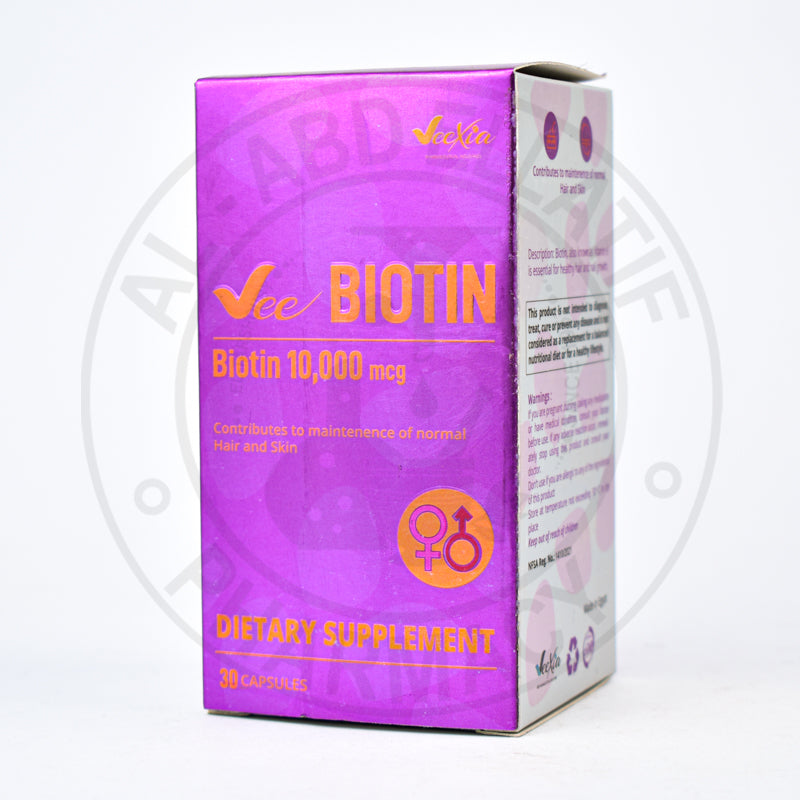 [77011] vee biotin 10000mcg 30cap