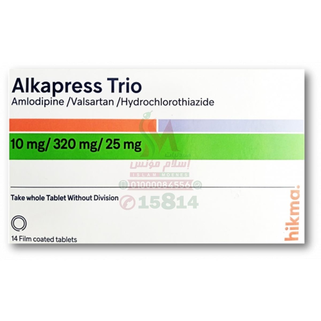 [78025] ALKAPRESS trio 10-360-25 mg 14 tab