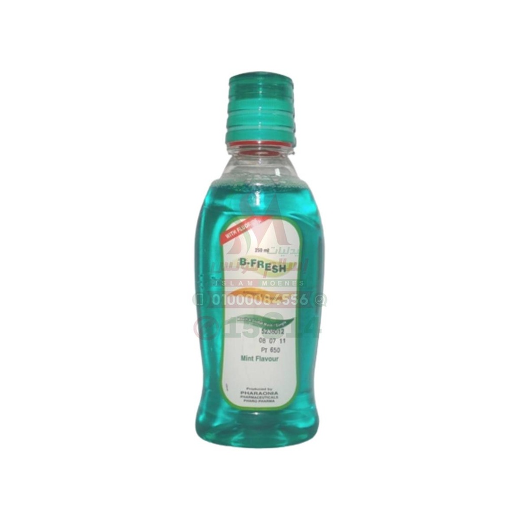 B FRESH MOUTH WASH 250ML green