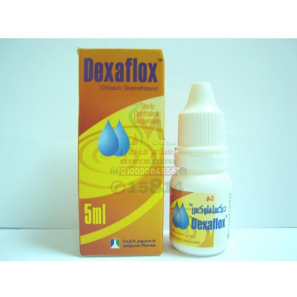 DEXAFLOX EYE AND EAR DROPS - ديكسافلوكس قطرة | 5 مل | قطرة عين واذن | لعلاج التهابات وعدوى العين والاذن البكتيرية
