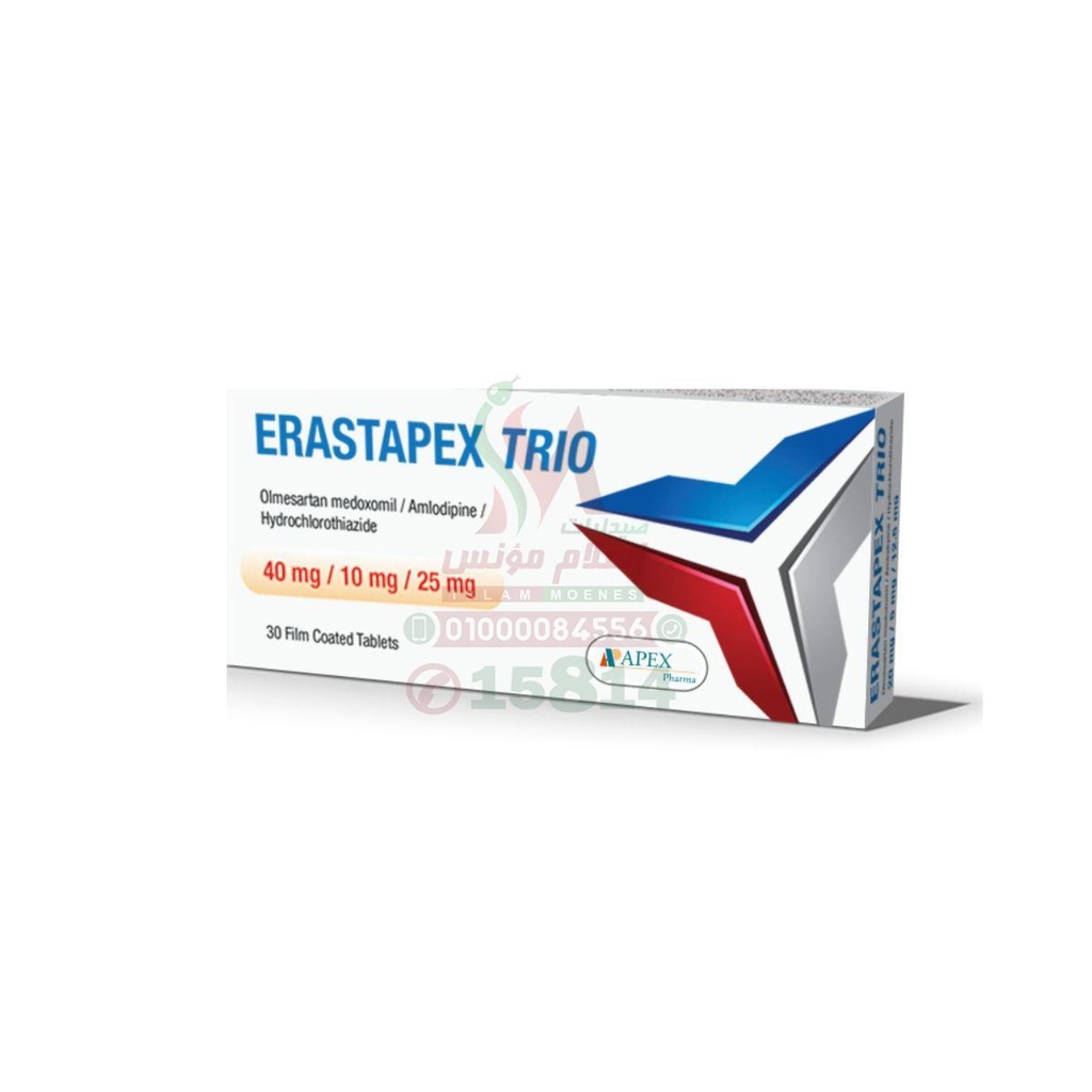 ERASTAPEX TRIO 40MG/10MG/25MG