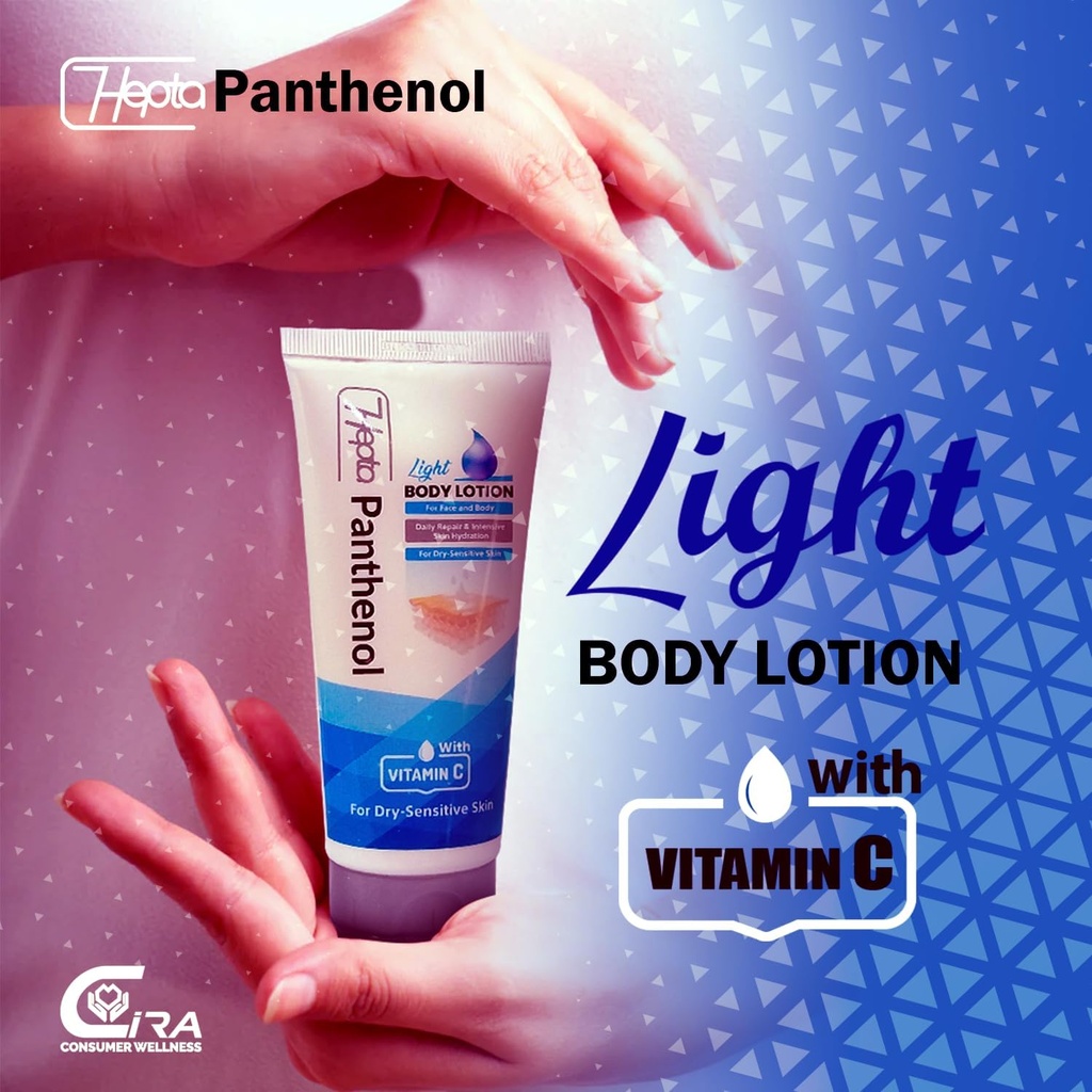 hepta panthenol light body lotion 250 ml