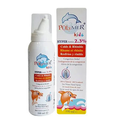 Polymer kids hypertonic 2.3% 100ml spray