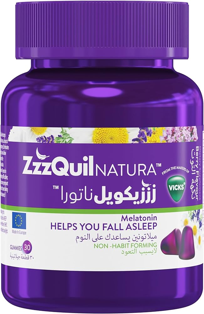zzzquil natura melatonin 1mg 30 gummies