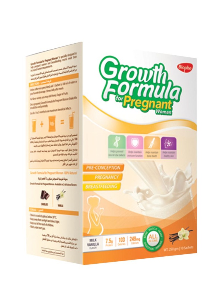 growth formula pregnant women vanilia