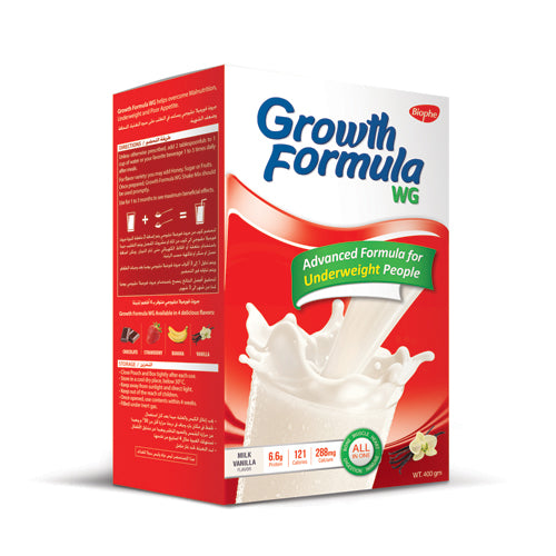 GROWTH FORMULA VANILLA 400GM