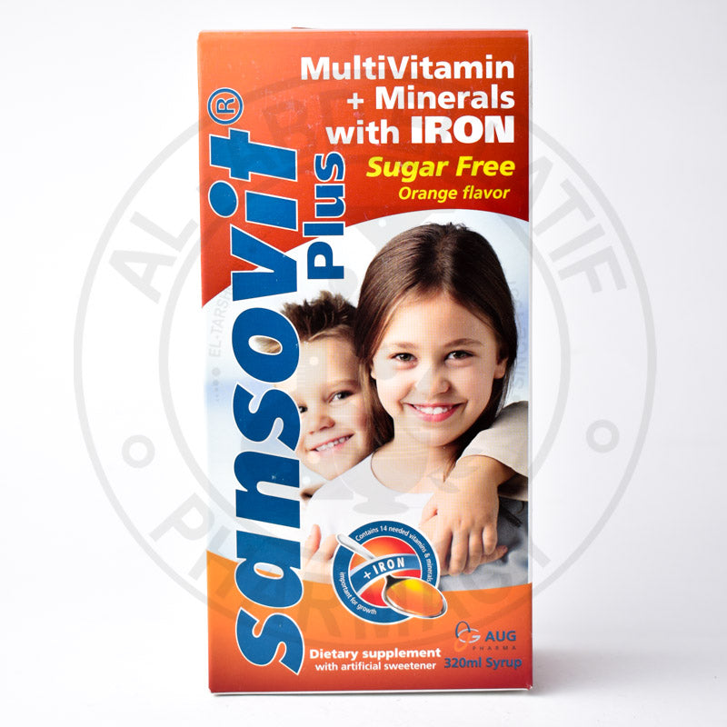 sansovit plus iron 100ml orange