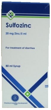 SULFOZINC 20 MG SYRUP