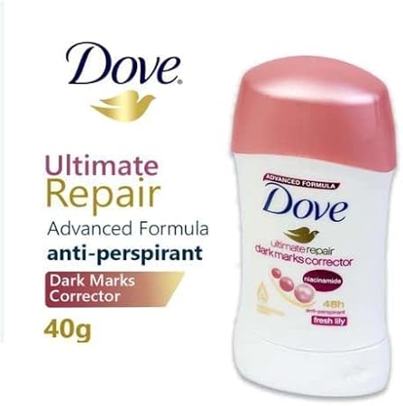 DOVE STICK DARKMARKS CORRECTOR 40G - دوف ستيك مصحح البقع الداكنة | 40 جم | مضاد للتعرق ومزيل عرق | لتفتيح الابطين وازالة التصبغات