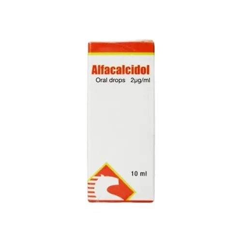 [59819] ALFACALCIDOL ORAL DROPS  10 ML - الفاكالسيدول 2 مكجم / مل نقط بالفم لتعويض نقص فيتامين د وعلاج اضطرابات الكالسيوم