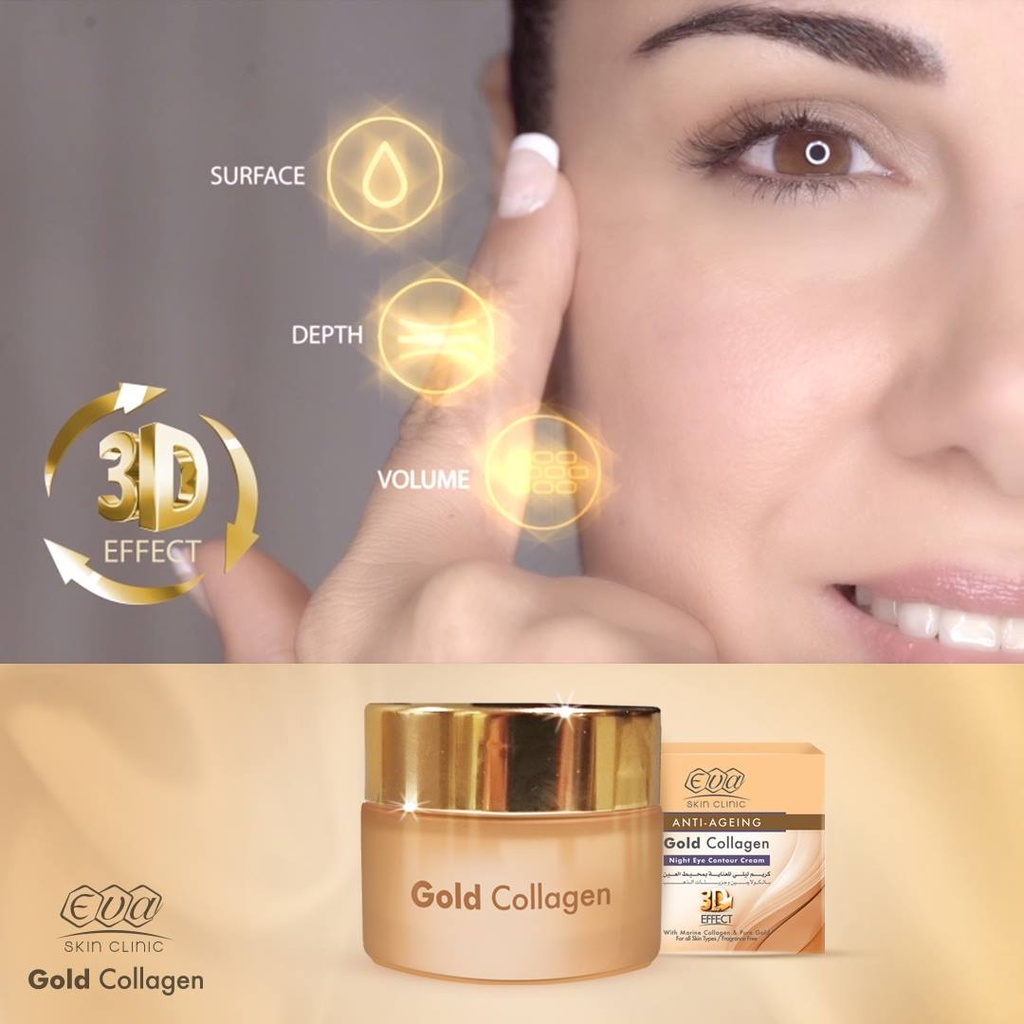 EVA ANTI-AGEING GOLD COLLAGEN NIGHT EYE CONTOUR CREAM