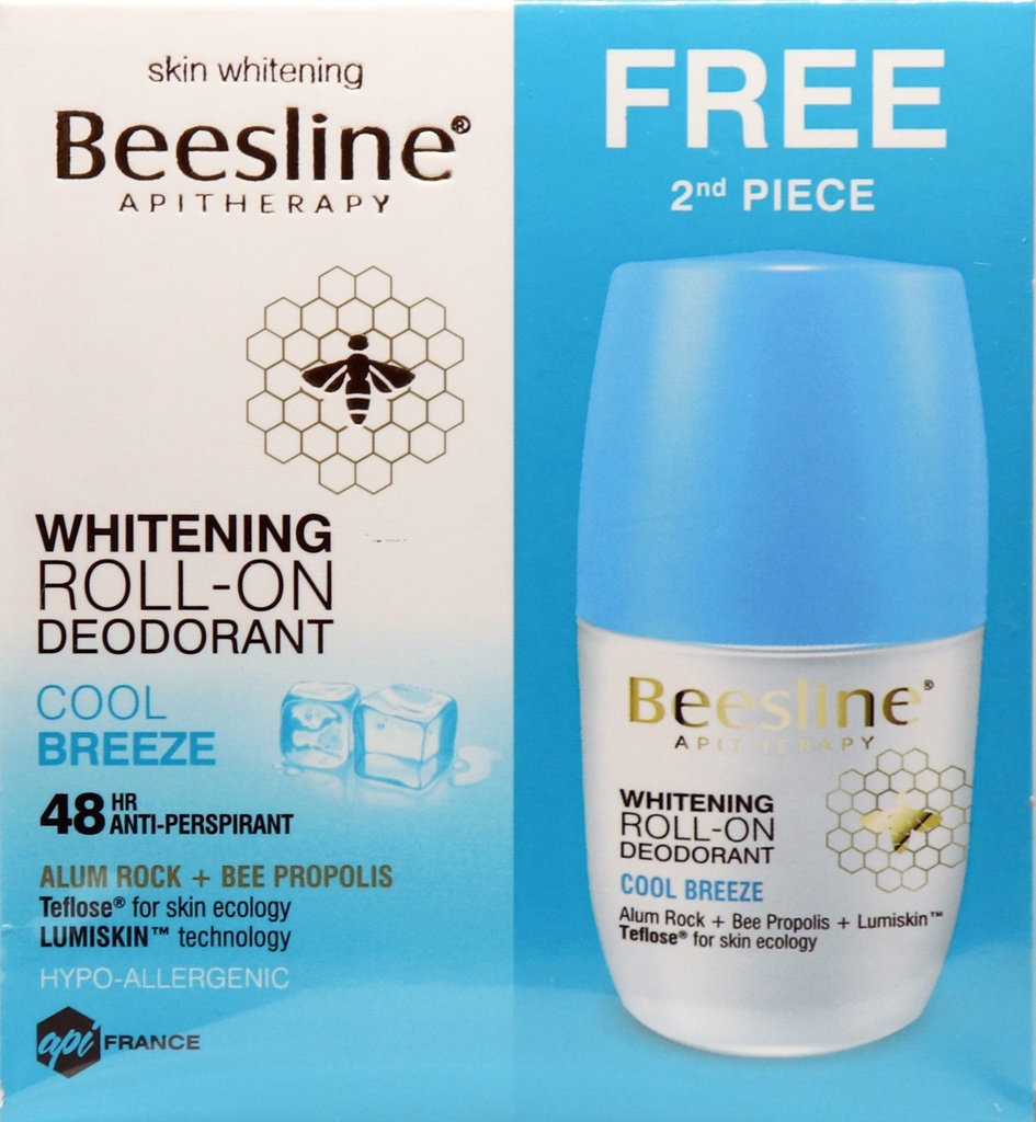 BEESLINE WHITENING ROLL ON COOL BREEZE 50ML - بيزلين رول اون كول بريز | 50 مل | رول اون | لتفتيح الابط والانتعاش