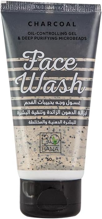 bobana charcoal  face wash 50ml