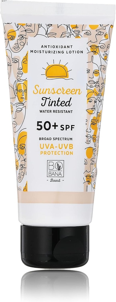 BOBANA SUNSCREEN +50SPF TINTED  MOIST LOTION 60ML