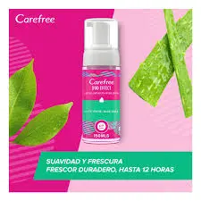 carefree due effect  cleansing mousse alovera sens