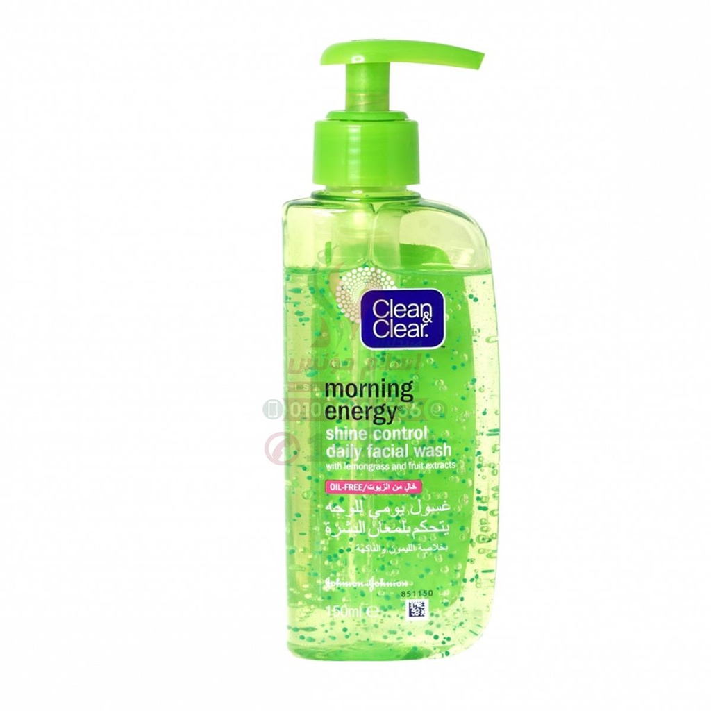 [60762] CLEAN & CLEAR SHINE CONTROL 150 ML - كلين اند كلير شاين كنترول | 150 مل | غسول للوجه | للتحكم باللمعان وازالة الدهون