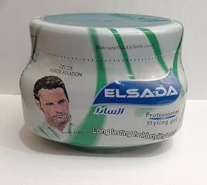ELSADA PROFESSIONAL STYLING HAIR GEL 500 ML - جل السادا الاحترافي | 500 مل | جل | لتصفيف وتثبيت الشعر لفترات طويلة