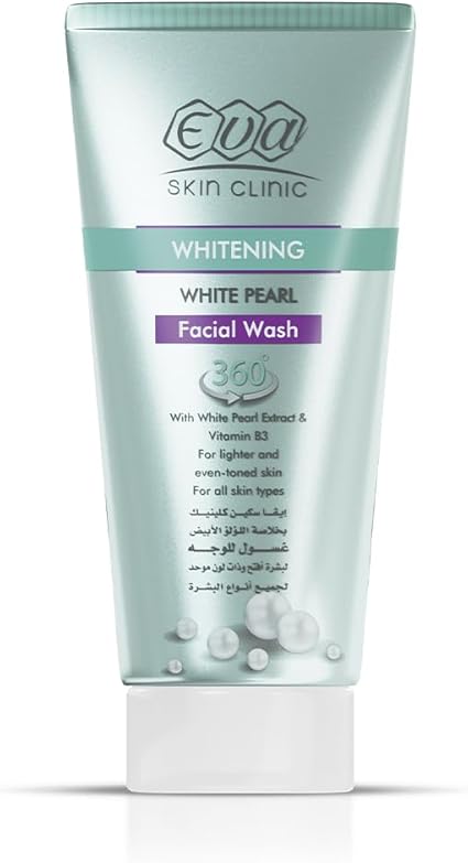 eva whitening white pearl facial wash 150ml
