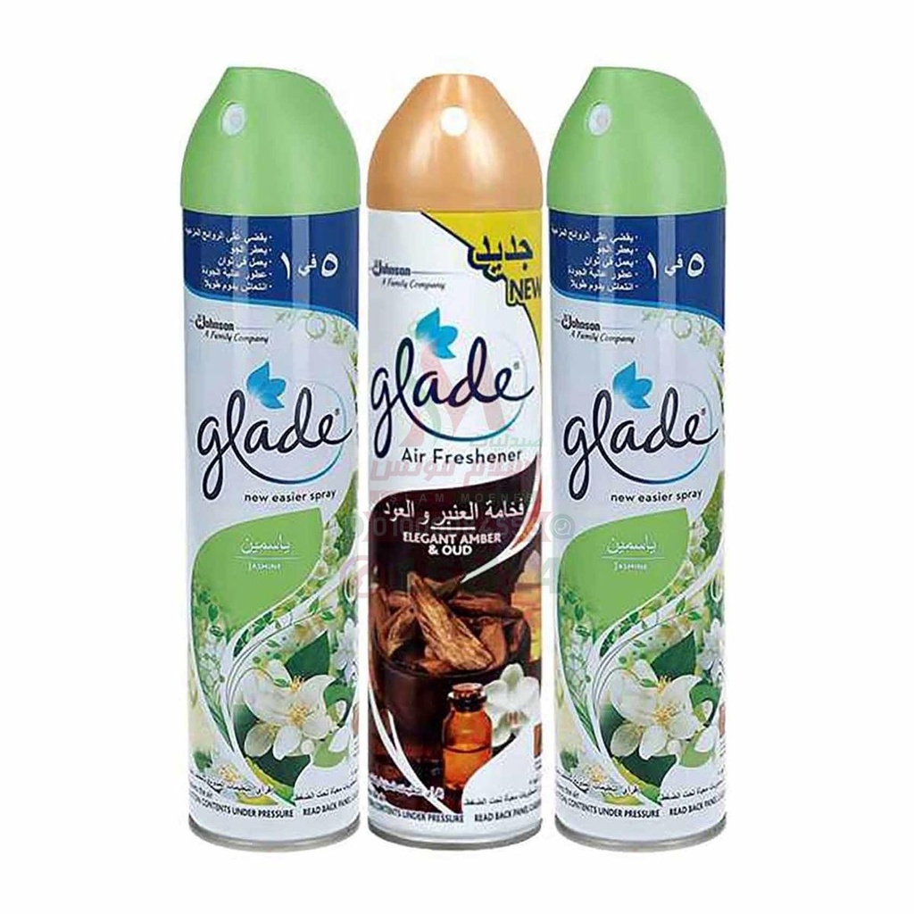 GLADE AIR FRESHENER 300 ML - معطر جو جليد | 300 مل | بخاخ | لتعطير الجو وازالة الروائح الكريهة
