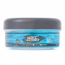 [64917] HAIR CODE GEL 100 ML BLUE JAR - هير كود جل ازرق برطمان | 100 مل | جل للشعر | تثبيت قوي وتصفيف خصلات الشعر
