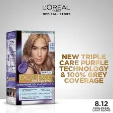 LOREAL EXCELLENCE  8.12 cool pearl light blone