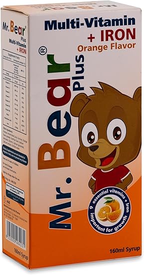 mr bear plus  orange 160ml syrp